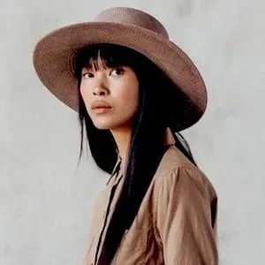 Janessa Leone Rena Boater Hat Janessa Leone Rena Boater Hat - Beige | Garmentory main image 2